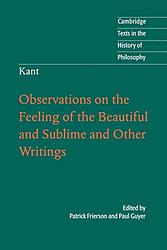 Observations On The Feeling Of The Beautiful And Sublime